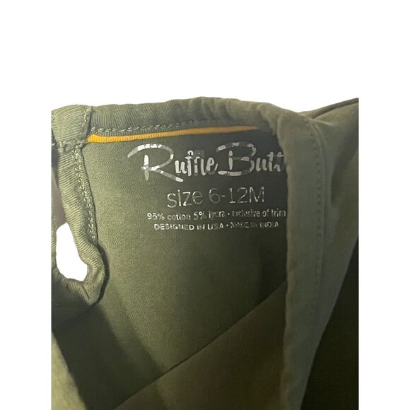 RuffleButts One Piece Long Sleeve Infant Girls Size 6-12 months Excellent very g - Picture 3 of 3